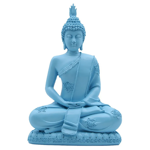 Statue Bouddha Bleu