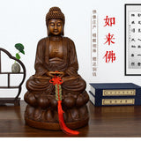 Shigaraki Buddha statue imitation wood carving, Buddhism worship, Amitabha, used to consecrate