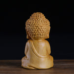 Statuette Bouddha <br> En Bois