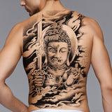 Tatouage Bouddha Dos Homme
