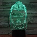 Lampe Tête de Bouddha