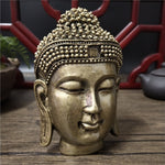 Tête de Bouddha Bronze