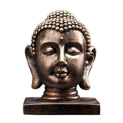Tête de Bouddha Extérieur Bronze